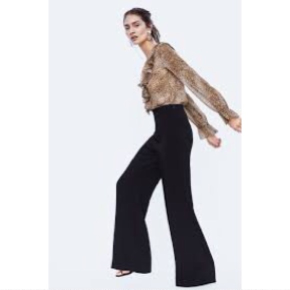 Brand new -Zara LEOPARD RUFFLE BODYSUIT - Picture 4 of 5